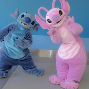 Blue Lilo & Stitch Mascot Costume Disney Cartoon Character Advertising Fancy Dress Animal Carnival Party Adult Cosplay Suits