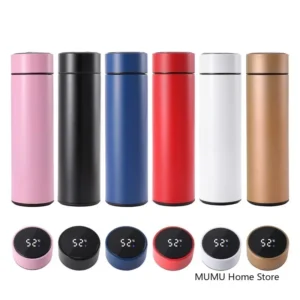 500ML Intelligent Temperature Thermos Bottle Stainless Steel Insulated Cup Portable Vacuum Flask Keeps Cold and Heat Thermal Mug - Image 4