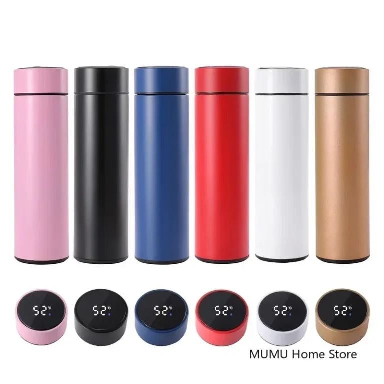 500ML Intelligent Temperature Thermos Bottle Stainless Steel Insulated Cup Portable Vacuum Flask Keeps Cold and Heat Thermal Mug - Image 4