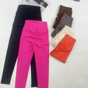 Yoga Leggings Women Fitness Leggings Running Cycling Pants Breathable Sports Leggings High Waist Summer Workout Gym Clothing - Image 4