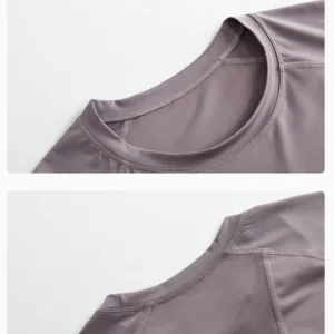 DRUR 2pcs Gym Set Women Summer Sportswear Outfit 2 Piece Short Sleeve Sports Shirt Shorts Sets Jogging Suit Female Tracksuit New - Image 6