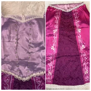 Tangled Rapunzel Women’s Long Hair Princess Costumes Cosplay Costume Adult Carnival Uniform Halloween Costumes - Image 7