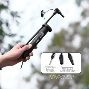 WEST BIKING MTB Bicycle Pump 80 PSI Bike Manual Air Pump Balloon Tire Inflator Schrader Valve Floor Pump Cycling Accesories - Image 3