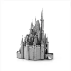 3D Metal Puzzle Cinderella Castle DIY Model Building Kit Adult Toys Birthday Gift - Image 5