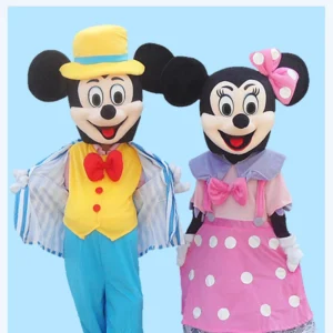 Mickey Minnie Mouse Mascot Costume Cartoon Advertising Birthday Party Events Adult Cosplay Costume Disney Holiday Halloween Gift - Image 6