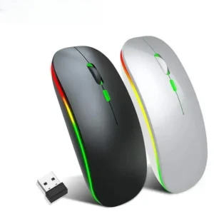 Wireless Mouse Gaming Mouse Backlight USB Compatible RGB Rechargeable Mice Silent Backlit Ergonomic Gaming Mouse for Laptop PC - Image 7