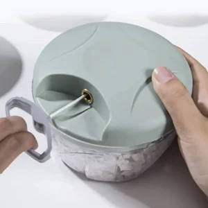 500/900ML Manual Meat Mincer Garlic Chopper Hand Pull Press Crusher Vegetable Grinder Chili Onion Cutter Kitchen Cooking Tools - Image 4