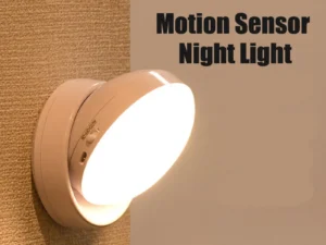 Led Night Light USB Charging Motion Sensor Round Energy-saving Led Lamps Bedroom Sound/Light Control For Corridor Home Bathroom
