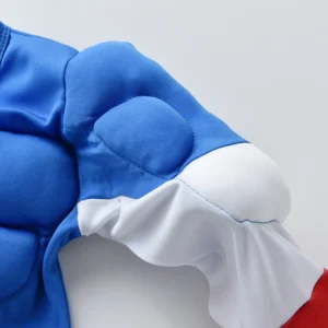 Hero Hulk Captain America Cosplay Costume Boy Kids Clothes Spiderman Muscle Suit Halloween Carnival Birthday Party - Image 4