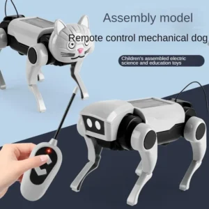 Rc Robot Children's Remote Control Mechanical Dog Toy Science Teaching Diy Assembling Model Electric Set Toys for Boys Kids Gift - Image 5