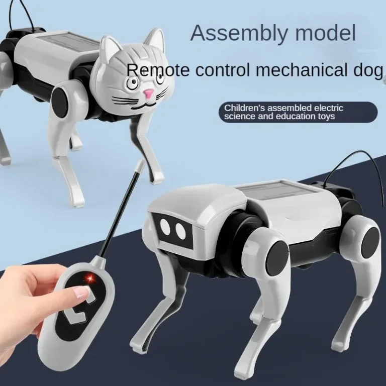 Rc Robot Children's Remote Control Mechanical Dog Toy Science Teaching Diy Assembling Model Electric Set Toys for Boys Kids Gift - Image 5