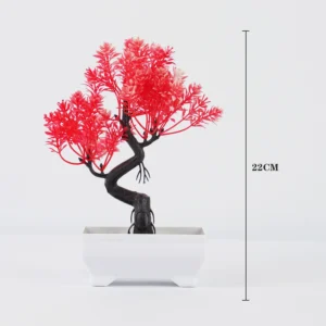 Artificial Plants Bonsai Small Tree Simulation Pot Plants Fake Flowers Table Potted Ornaments for Hotel Garden Home Decor planta - Image 6