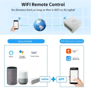 16A Wifi Smart Switch Smart Home Light Switches Module 2 Way Control Work with Tuya Smart Life Alexa Google Home Switch - Image 7