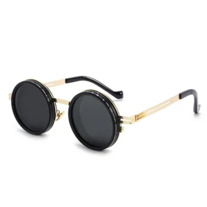New Adjustable 1-9 Sunglasses Punk Polarized Sun Glasses Men Women Round ND Filter Lenses Retro Fishing Eyeglasses Shades - Image 5