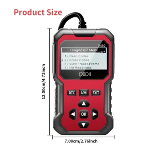 Car Obd2 Scanner Diagnostic Tool Code Reader Engine Fault Code Reader Scanner Can Diagnosis All Obd Ii in 1996 Agreement Car Scanning Tool - Image 3