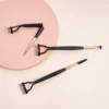 NEW Eyelash Beauty Collapsible Separator Portable Eyelash Brush Comb Mascara Curl Eye Lash Stainless Steel Eyelash Combing Tools - Image 5