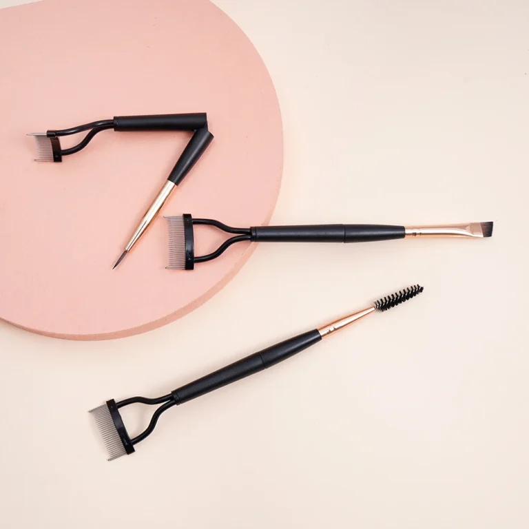 NEW Eyelash Beauty Collapsible Separator Portable Eyelash Brush Comb Mascara Curl Eye Lash Stainless Steel Eyelash Combing Tools - Image 5