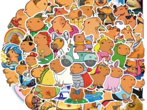 10/30/55pcs Kawaii Animal Capybara Graffiti Stickers Cute Waterproof Decals for Diary Stationery Phone Funny Kid DIY Sticker Toy
