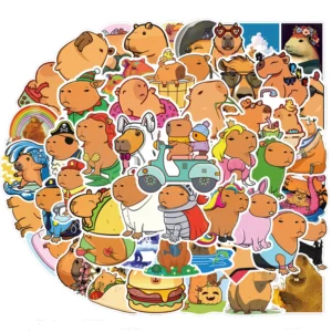 10/30/55pcs Kawaii Animal Capybara Graffiti Stickers Cute Waterproof Decals for Diary Stationery Phone Funny Kid DIY Sticker Toy