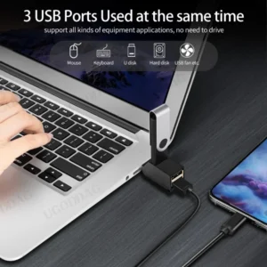 1PCS USB 3.0 HUB Adapter Mini Splitter Extender Box 3 Port High Speed for PC Laptop U Disk Card Reader Docking USB Hub Converter - Image 3