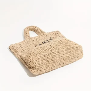 Casual Large Capacity Straw Tote Bag Designer Letters Women Handbags Handmade Woven Summer Beach Bag Big Shopper Purses 2024 - Image 4
