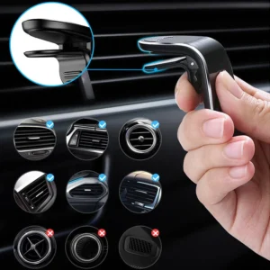 Universal Magnetic Car Phone Holder in Car Phone Stand Clip Mount Car Magnetic Phone Holder for iPhone 15 14 Pro Samsung Xiaomi - Image 6