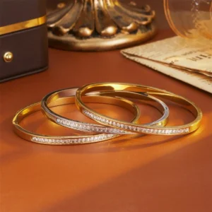 RAKOL Simple 316 Nail Light Luxury Titanium Steel Jewelry Women's High Quality Bracelet Multi Functional Non-fading Hand Jewelry - Image 3