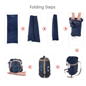 Outdoor Envelope Sleeping Bag Mini Ultralight Multifunction Travel Bag Hiking Camping Sleeping Bags Nylon 190 * 75cm lazy bag - Image 5