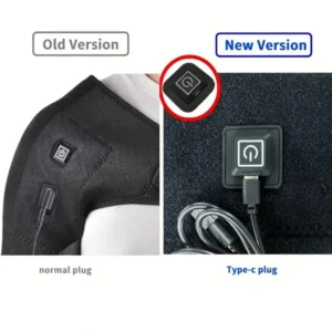 USB Electric Shoulder Brace Amr Pad 3 Gear Heated Massage Shoulder Support Massage Belt Gifts Health Care Keep Warm - Image 6