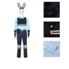 New Zootopia Judy Bunny Costume Cosplay Carnival Birthday Party Clothing Full Sets Children's Women's - Image 4