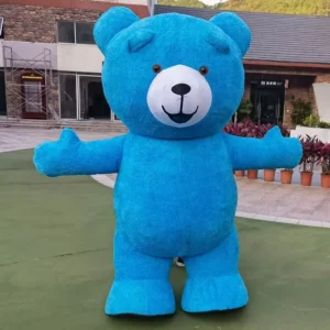 Giant Teddy Bear Mascot Costume Inflatable Plush Funny Bear Doll Clothing Colorful Anime Cartoon Bear Cosplay Dress Up Jumpsuits - Image 3