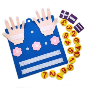 Toddler Montessori Toys Felt Finger Numbers Math Toy Children Counting Early Education Learning Game For Kids Intelligence - Image 6