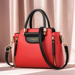 Women's bag 2025 new fashion women's bags hit color hand-held bag Europeand the United States all-match shoulder messenger bag - Image 5