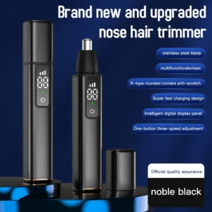 Xiaomi New Rechargeable Touch Screen Electric Ear Nose Hair Trimmer Type-C Fast Charging Portable Clipper Trimmer For Nose - Image 3