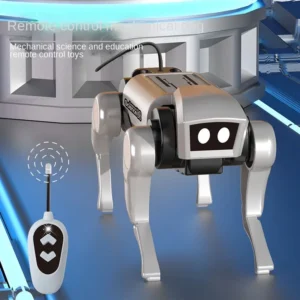 Rc Robot Children's Remote Control Mechanical Dog Toy Science Teaching Diy Assembling Model Electric Set Toys for Boys Kids Gift - Image 4