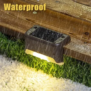 4/16Pack LED Solar Stair Light Lamp Waterproof Passage Courtyard Guardrail Step Night Light for Outdoor Garden Borders Terrace - Image 5