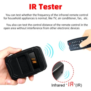 10MHZ to 1000MHZ Car Key Frequency Tester for 315,433,868,902MHZ, Door RF TV Infrared IR Remote Control Detector Diagnostic Tool - Image 5