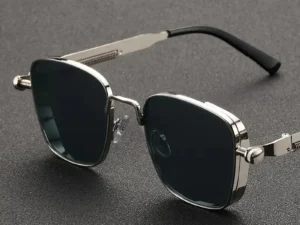 2025 Polarized Sunglasses Men High End Handsome Driving Special Anti UV High Quality Metal Punk Fashion Trends Sunglasses