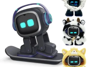 Emo Intelligent Robot Pet Toy Emo Sound Player Ai Puzzle Electronic Action Desktop Decoration Electronic Pet Children's Toy Gift