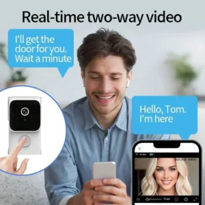 ZEXEF Tuya Popular Wireless Doorbell Camera 1080 High-Definition Bidirectional Audio WiFi Video Intelligent Home Doorbell - Image 6