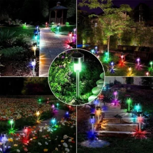 Outdoor Solar Lights Garden Lamp Solar Powered Waterproof Landscape Path LED Light for Yard Backyard Lawn Patio Decorative - Image 7