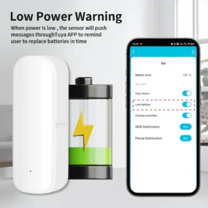 TNCE Tuya Door Window Sensor wifi/zigbee, Open Close Detector Home Security Alarm System, Smart Life Remote Control alexa google - Image 7