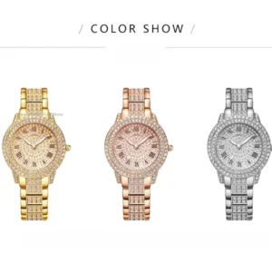 Luxury Women Shiny Bracelet Watches Fine Zircon Mechanical Lady Wristwatches Fashion Folding Watches Buckle Watch Reloj Mujer - Image 6