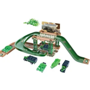 Kid Rail Parking Lot Toys Dinosaur Car Parking Building Model Simulation Fire Police Engineering Vehicle Toy Boys Birthday Gifts - Image 4