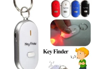 Mini Anti-lost Whistle Key Finder Flashing Beeping Remote Kids Key Bag Wallet Locators