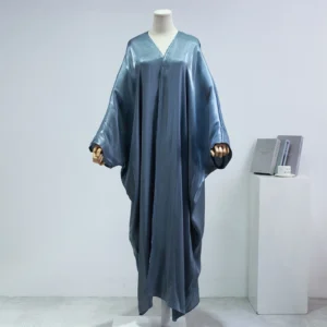Muslim Out Abayas Smocking Sleeve kaftans One-piece Prayer Women Jilbabs Cardigan Coat Islamic Clothing Dubai Saudi Robe Turkish - Image 6
