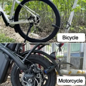 Heavy Duty Motorcycle Chain Lock 84cm Metal Anti Theft Bike Lock with 2 Keys for Maximum Security and Reinforcement of Bicycle - Image 5