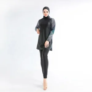 3PCS/Set Plus Size Burkini Muslim Swimwear Swimsuit Women Hijab Swimwear Islamic Swimsuit Bathing Suit Women - Image 3
