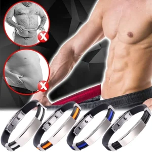 Fashion Mens Women Magnetic Lymph Drainage Magnetic Detox Bracelet Slimming Magnetic Therapy Bracelet&Bangle Health Care Jewelry - Image 3