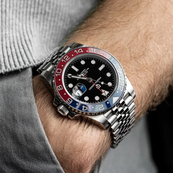 PAGANI DESIGN V3 Version GMT Watches Men's Luxury Sapphire Automatic Mechanical Watch 40MM Stainless Steel Waterproof Watch - Image 5
